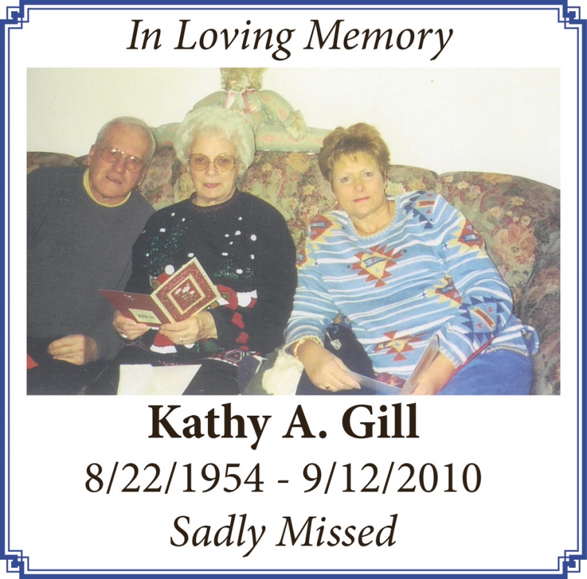 Kathy A. Gill, Obituaries